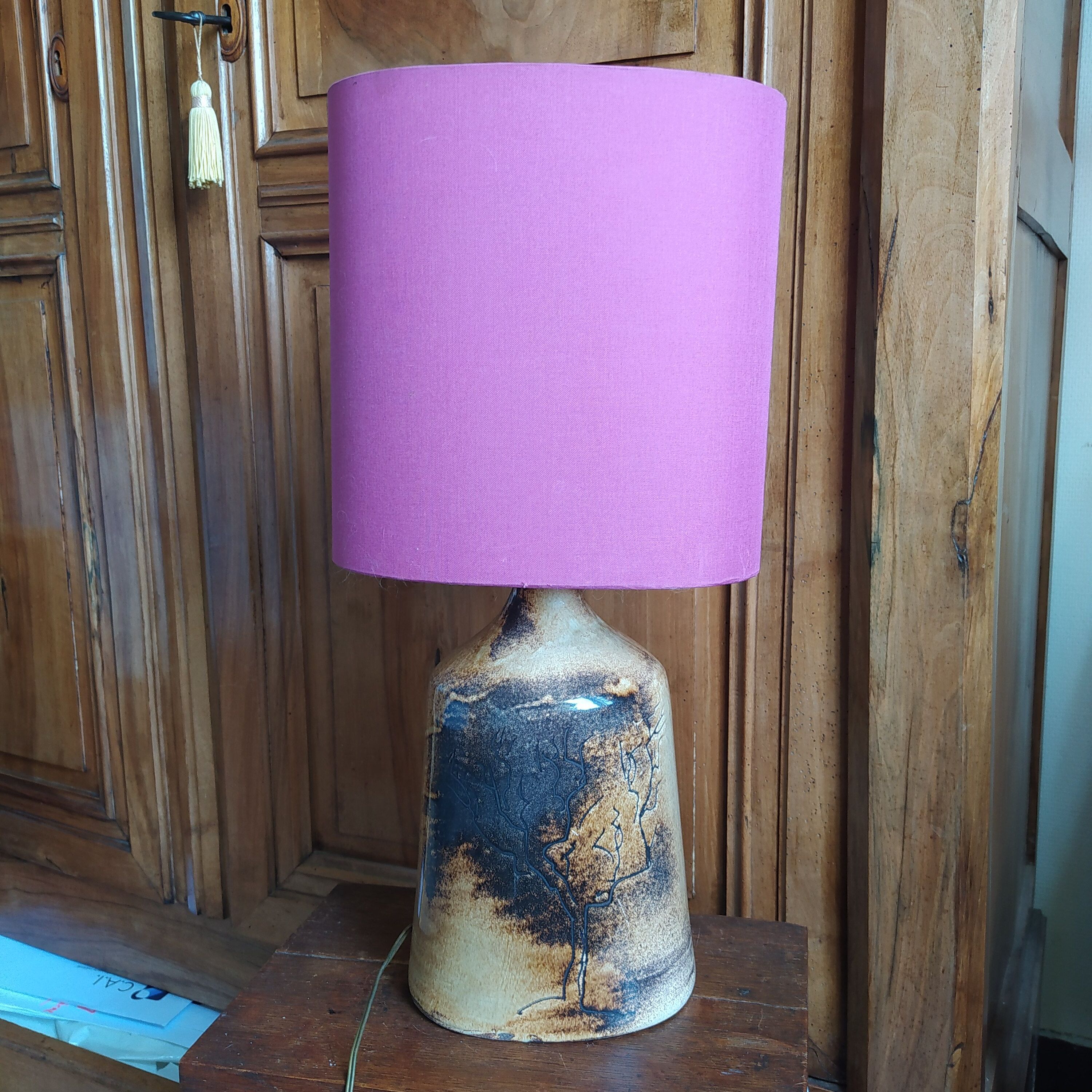 Ceramic lamp from the 1970s