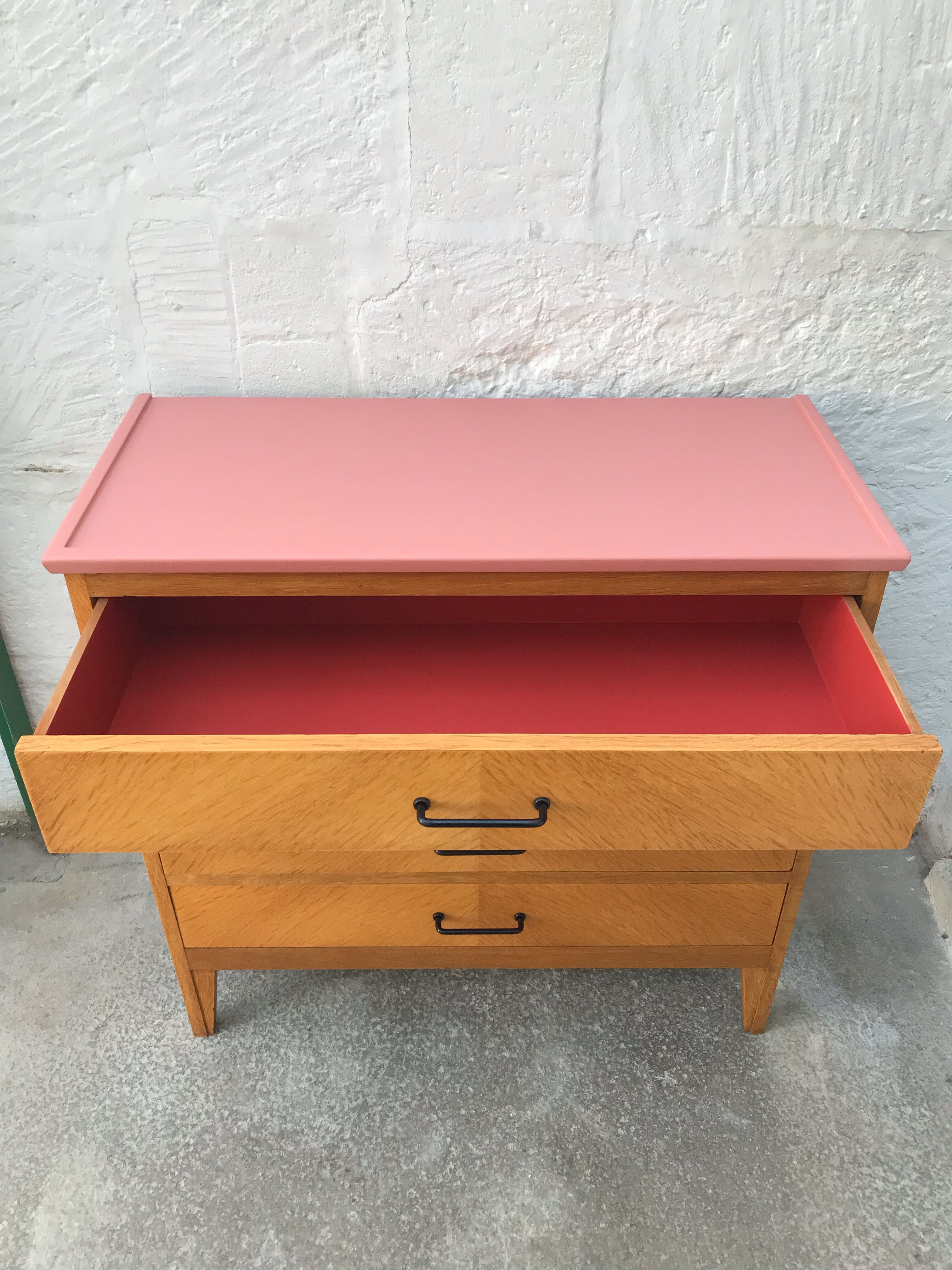 Commode chêne clair