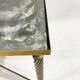 Mid-Century Modern Coffee Table, Glass and Brass