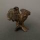 Three bronze eagles Napoleon III 19th century golden patina