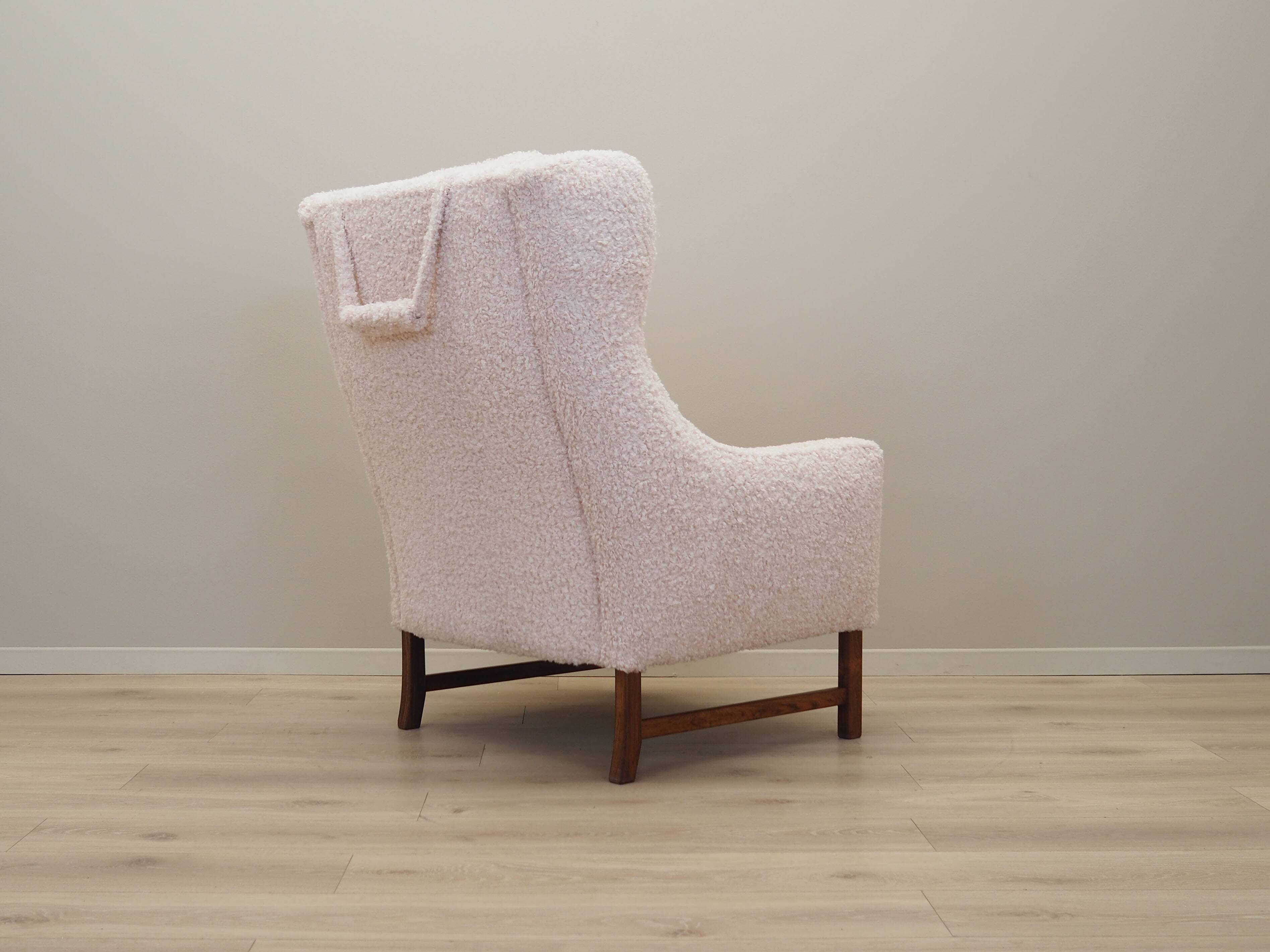 Rosewood armchair, Danish design, 1970s, manufacture: Skippers