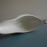 Old earthenware sauceboat Creil-Montereau 19th century