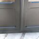 Parisian antique black patinated showcase
