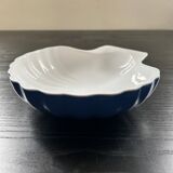 Large blue shell dish