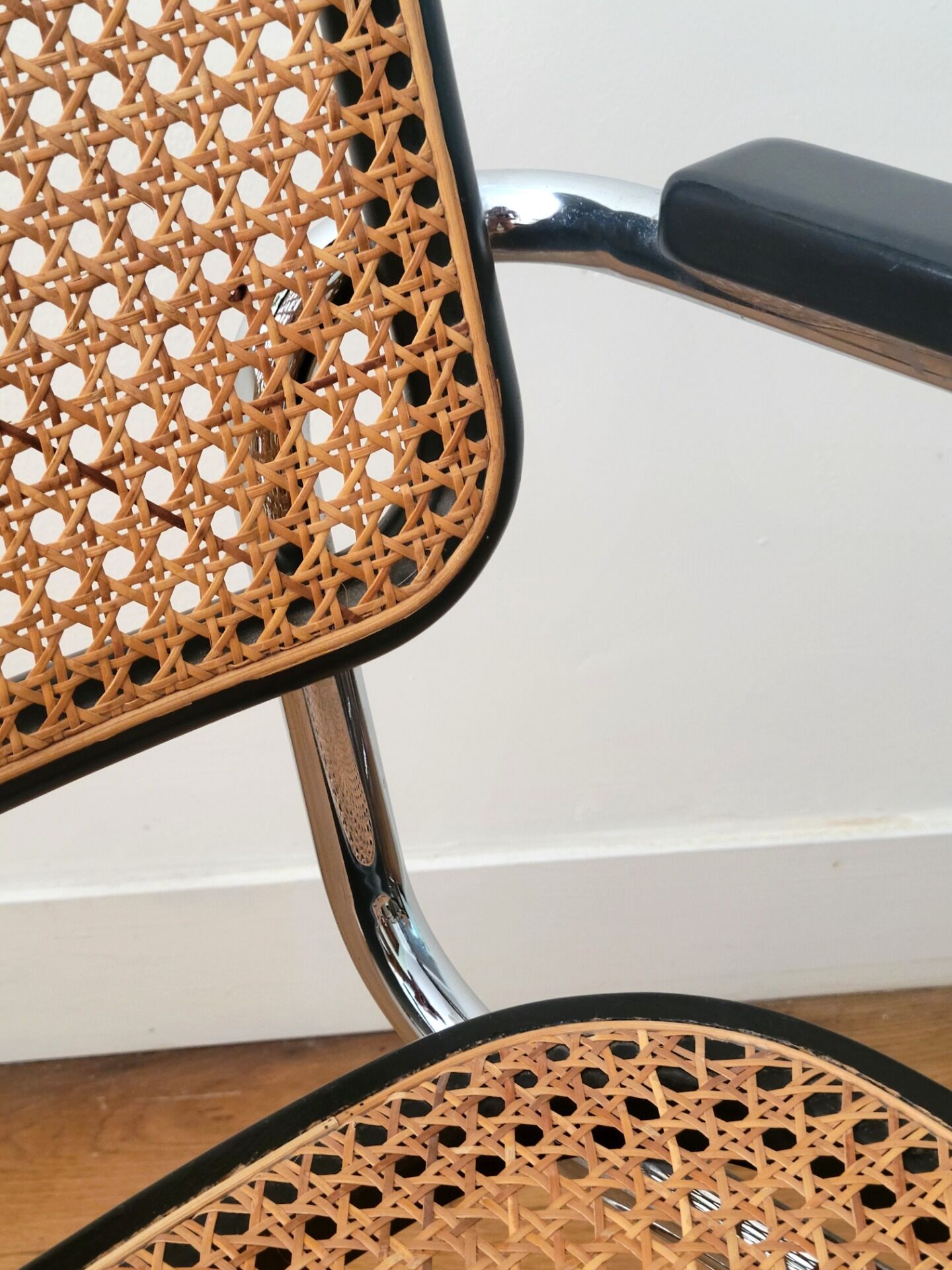 Ensemble de 6 chaises Thonet S64, Marcel Breuer, Thonet Allemagne, 1992
