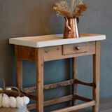 Petite table de ferme d’appoint