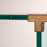 Peter Ghyzcy Side Table Model T30 solid glass 1960