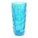 Okulus vase, mid-century modern, transparent glass, Ząbkowice, Poland, 1970s