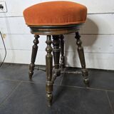 Ancien tabouret de piano réglable