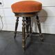 Antique adjustable piano stool
