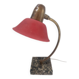 Vintage red desk lamp