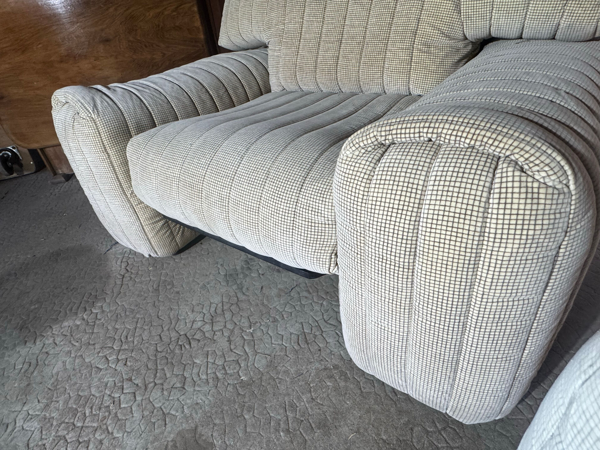 Rare salon vintage Ligne Roset – Made in France – Canapé & 2 fauteuils