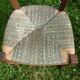 2 old Provençal-style straw chairs