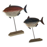 Monogrammed damask table runner