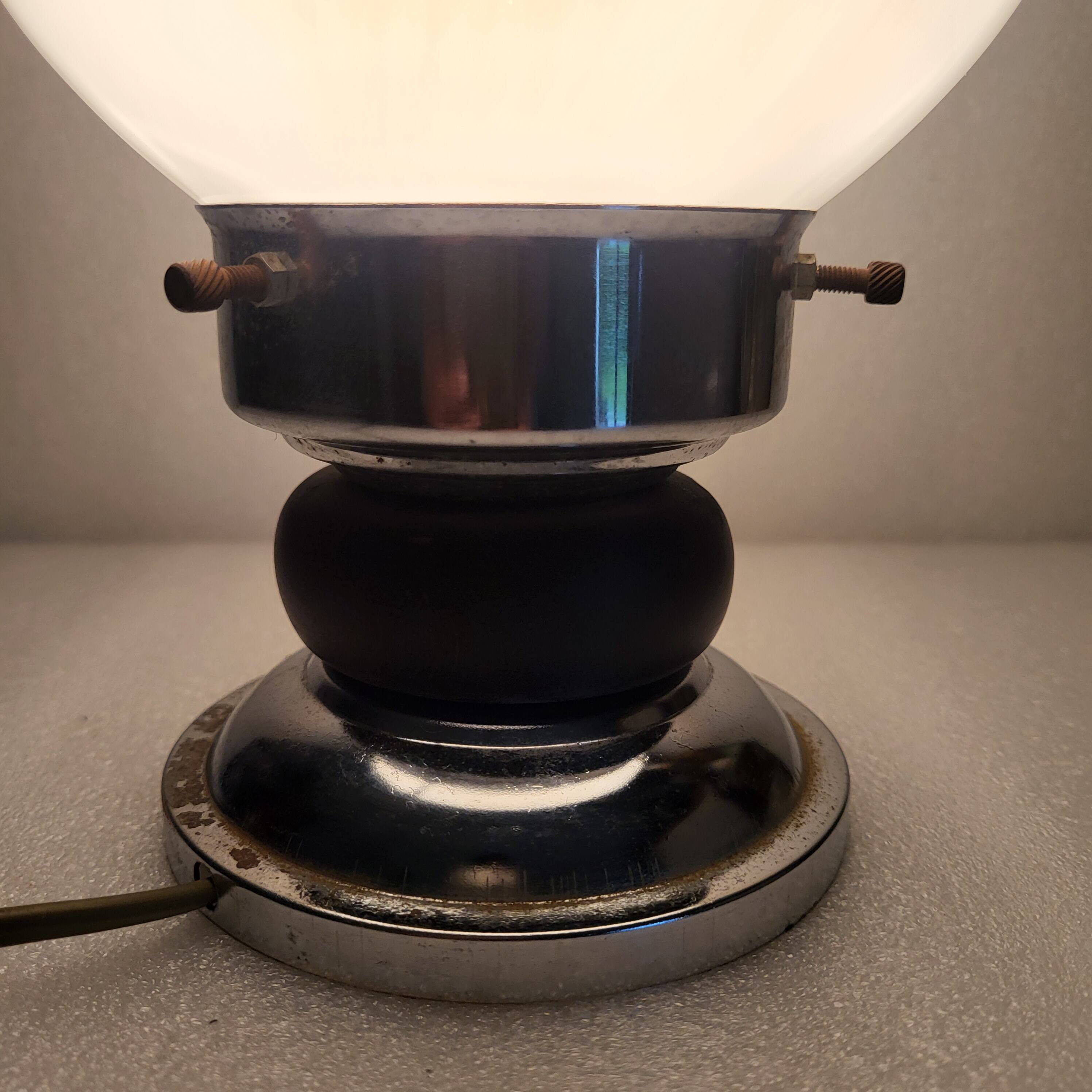 Space Age Murano Table Lamp, Mazzega, Italy, 1960s-70s