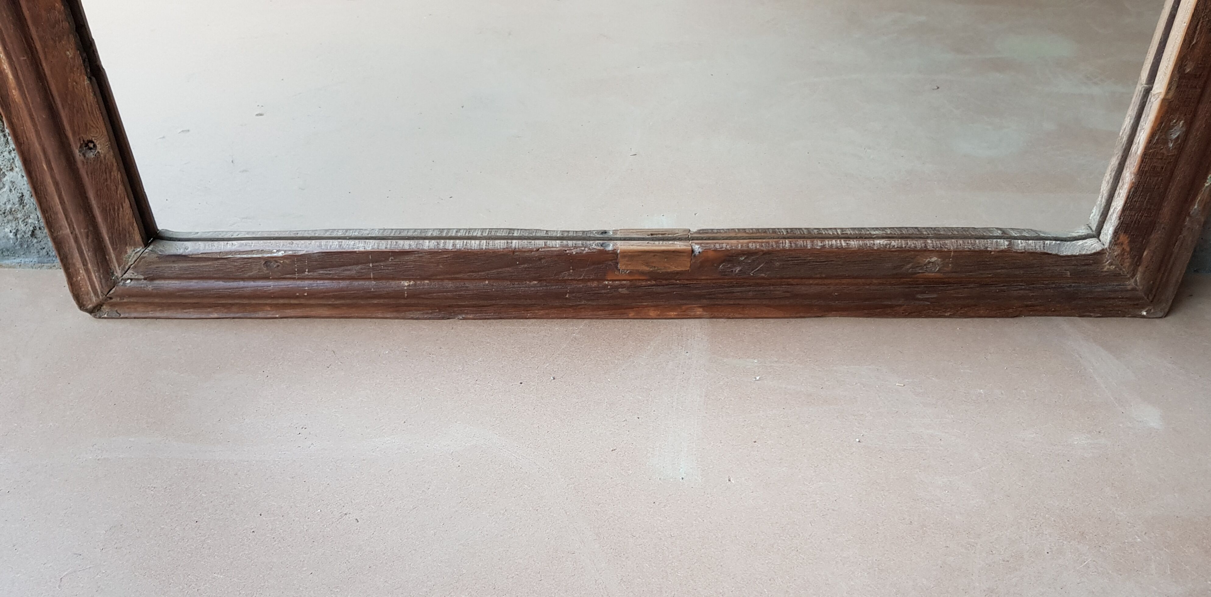 Old Burmese teak mirror