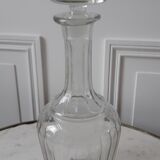 Carafe en verre moulé fin XIXème