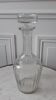 Carafe en verre moulé fin XIXème