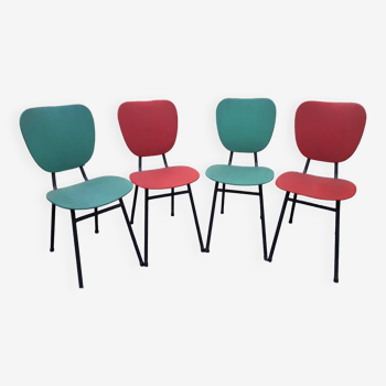 Ensemble de 4 chaises, 1960