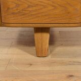 Art Deco Oak Freestanding Desk by Gunnar Ericsson for Facit AB Buromöbel