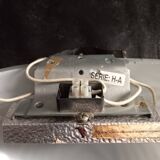 Wall light in brass and glass paste