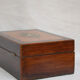 Victorian jewellery box in amboyna