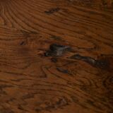 Coffee table in wood and wrought iron