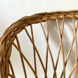 Vintage rattan armchair for children