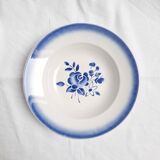 Badonviller art deco blue deep dish