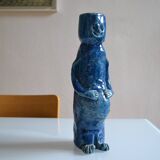 Anthropomorphic ceramic lamp base