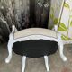 Bergère St Louis XV white rechampi 20th century