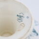 Servant dish on piedouche / compotier, Terre de Ferre, Longwy cute pattern, Vintage, early 19th