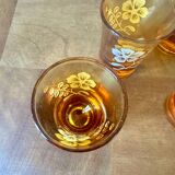 Set of six antique liqueur glasses