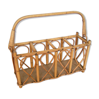 Rattan bottles holder
