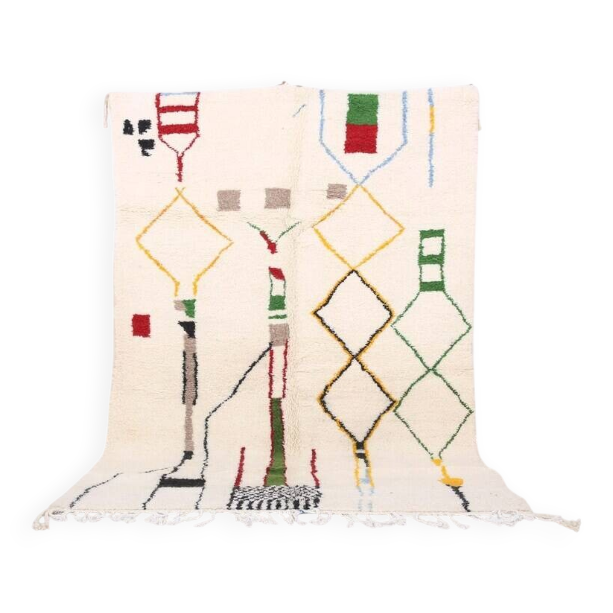 Traditional handmade Berber carpet 250cmx150cm