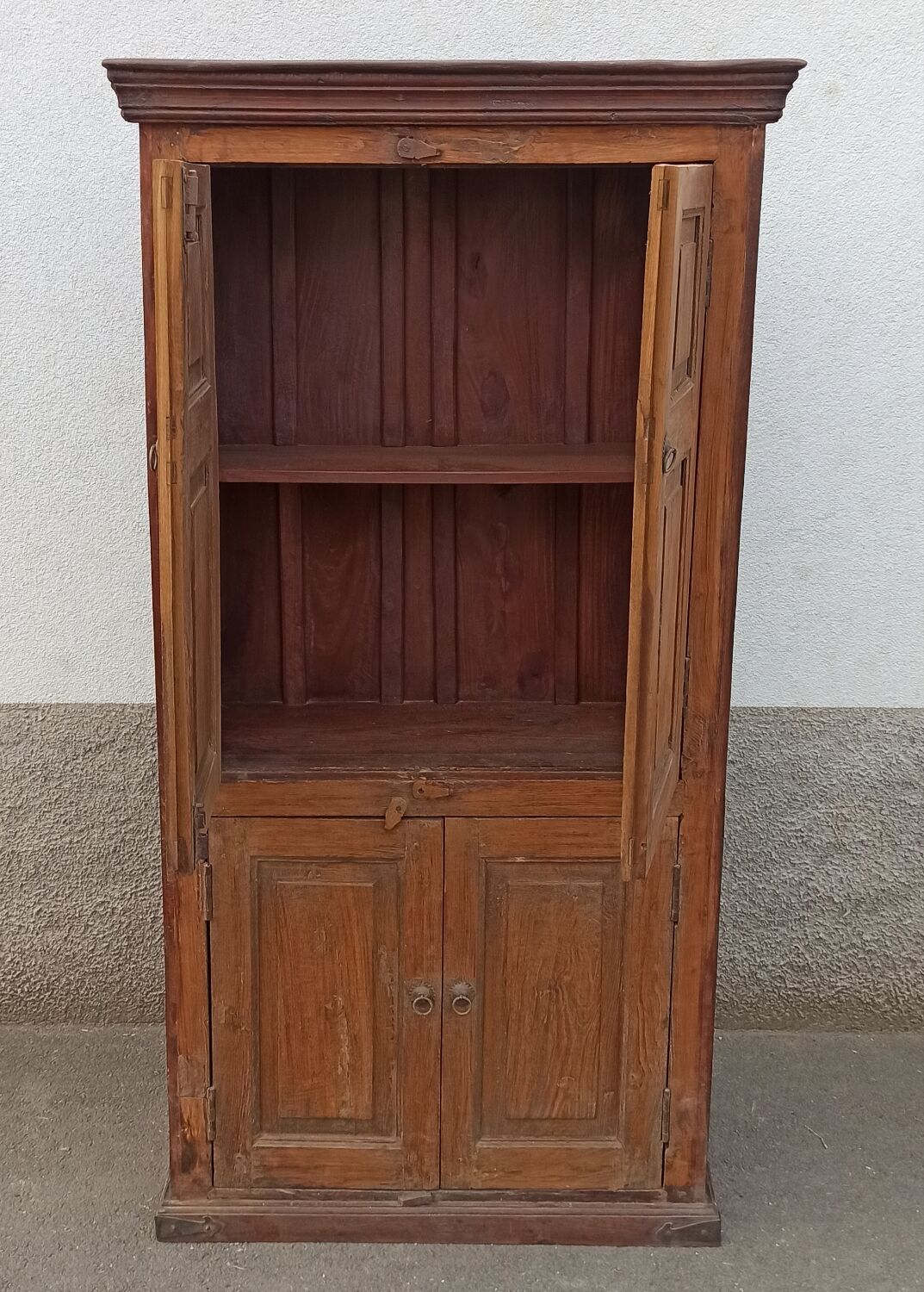 Old wooden wardrobe