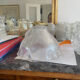 Suspension abat-jour vintage holophane