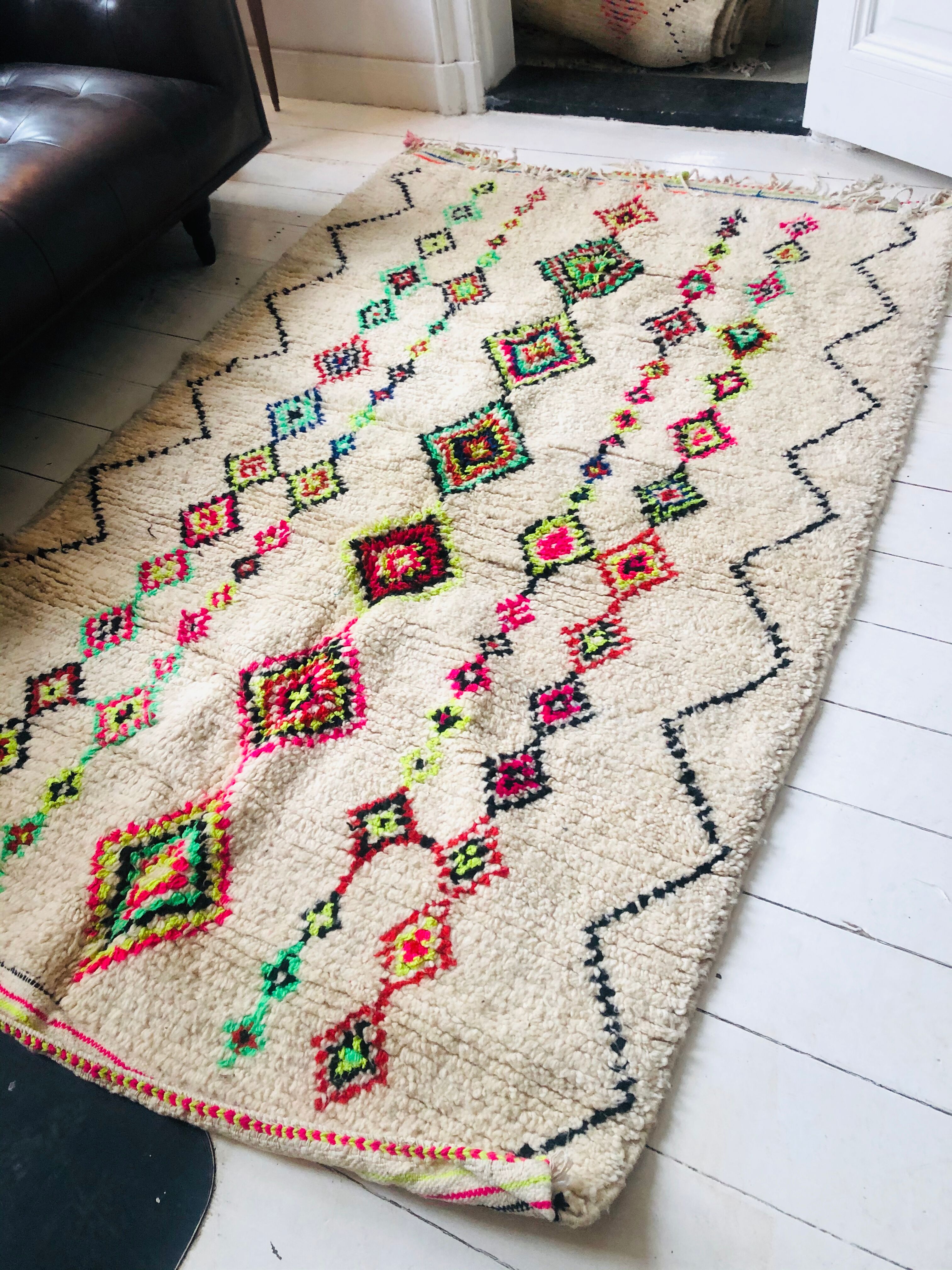 Berber carpet 100% wool - 150x235cm