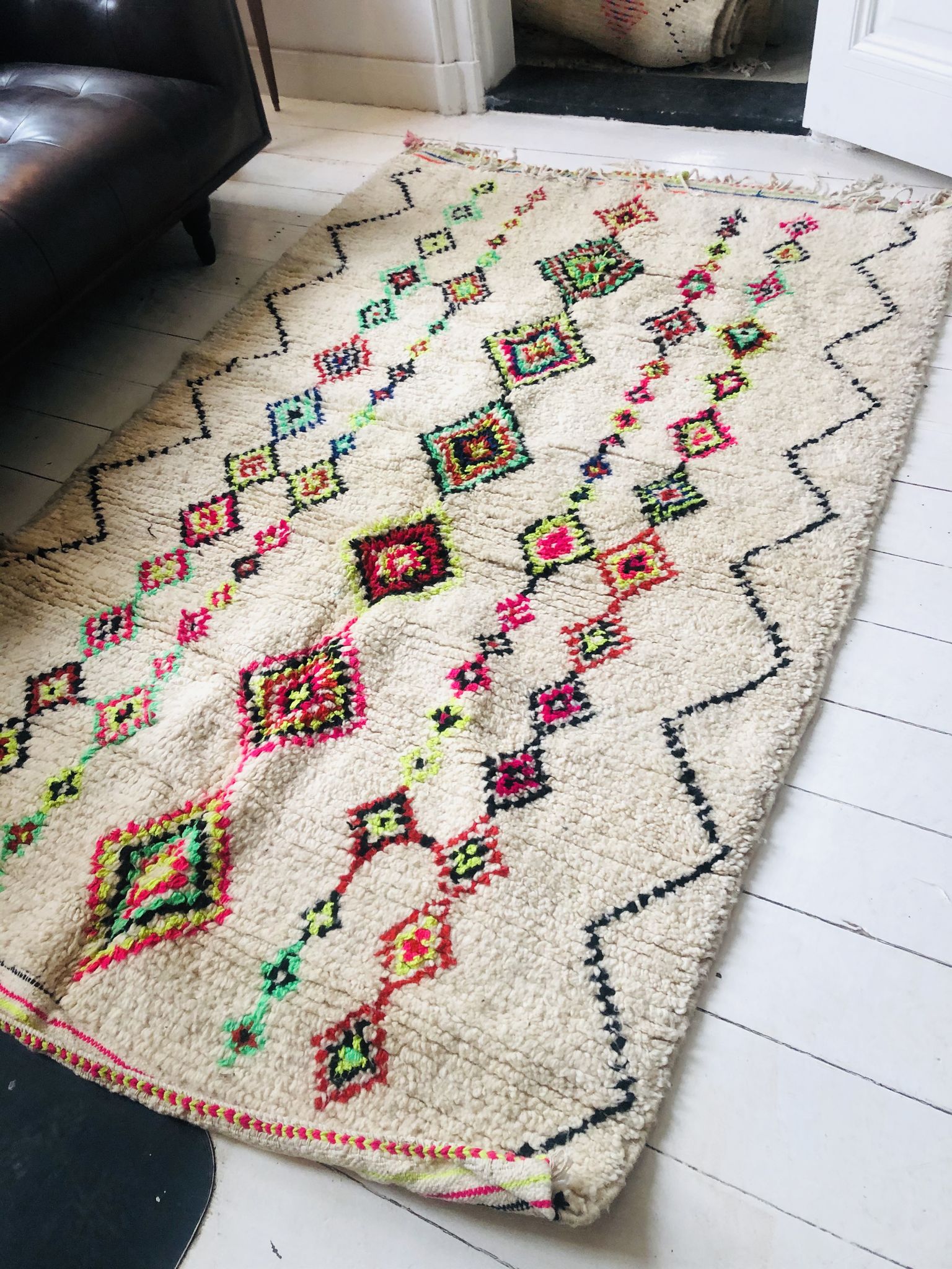Berber carpet 100% wool - 150x235cm