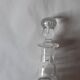 Set of two oil and vinegar glass cruets.