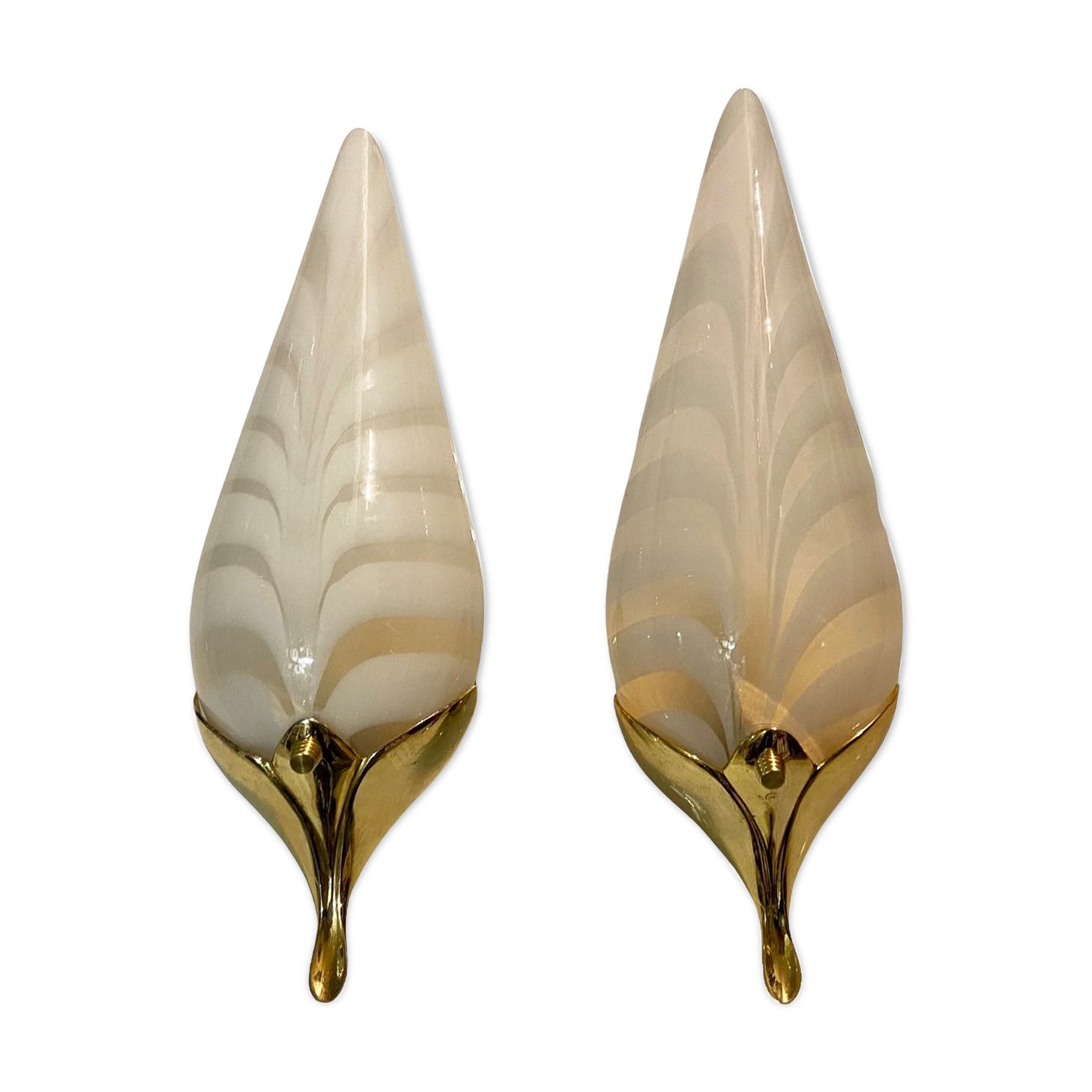 Italian murano glass wall lights