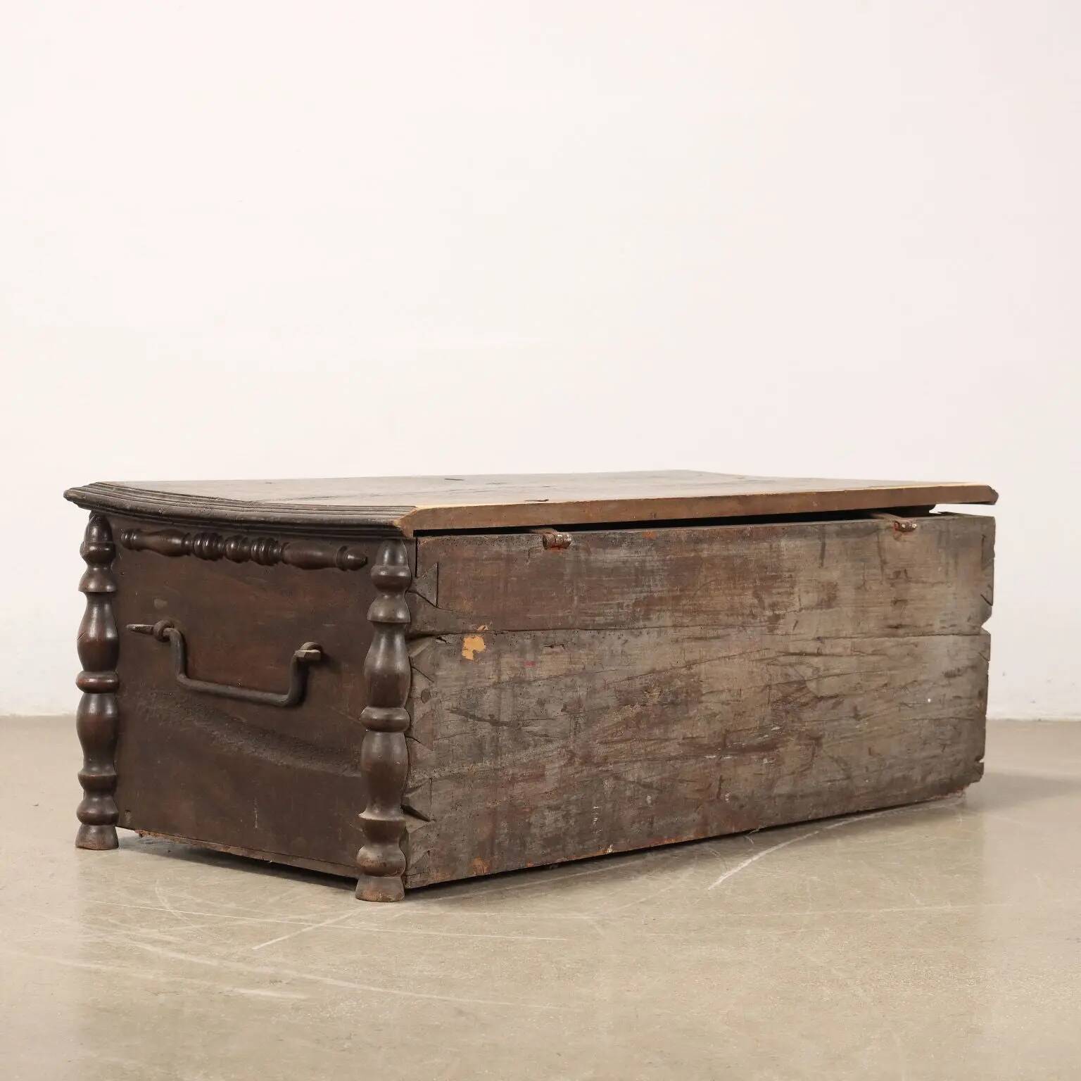 Antique walnut chest, Italy, 18th century