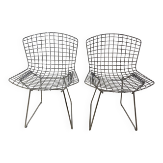 Set of 2 Bertoia chairs for Knoll
