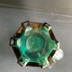 Carafe Art déco bleu turquoise
