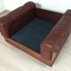 Leather armchair design, 60s