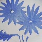 4 vintage ceramic plates Sars Poterie