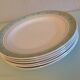 Six flat plates decor Sully by Ceranord/ vintage 50/60s
