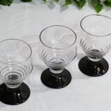 3 verres vintage