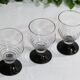 3 vintage glasses