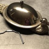 Silver-plated foie gras dome